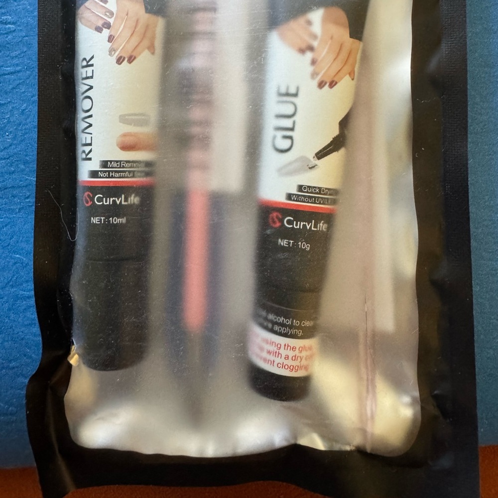 Curvlifel - Nail Glue and Remover Set -